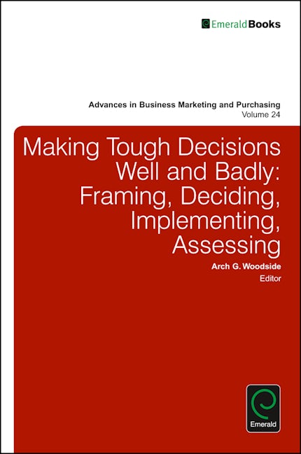 Book cover image for Making Tough Decisions Well and Badly ISBN: 9781786351203