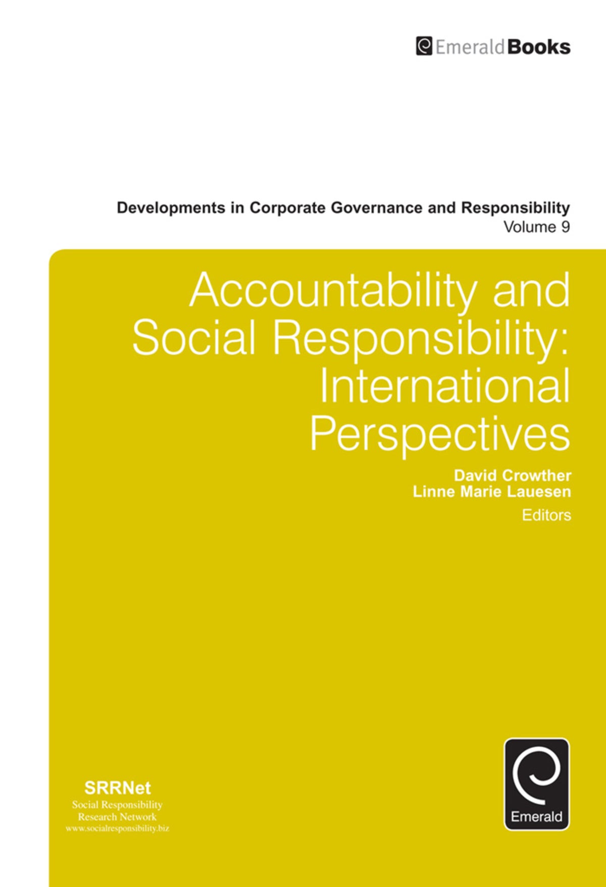 Cover image for Accountability and Social Responsibility ISBN 9781786353849