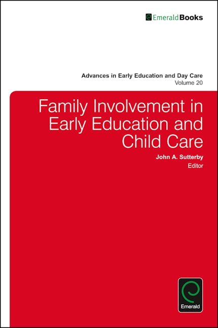 Book cover image for Family Involvement in Early Education and Child Care ISBN: 9781786354082