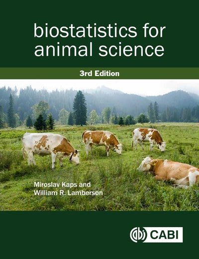 Cover image for Biostatistics for Animal Science, isbn: 9781786390356