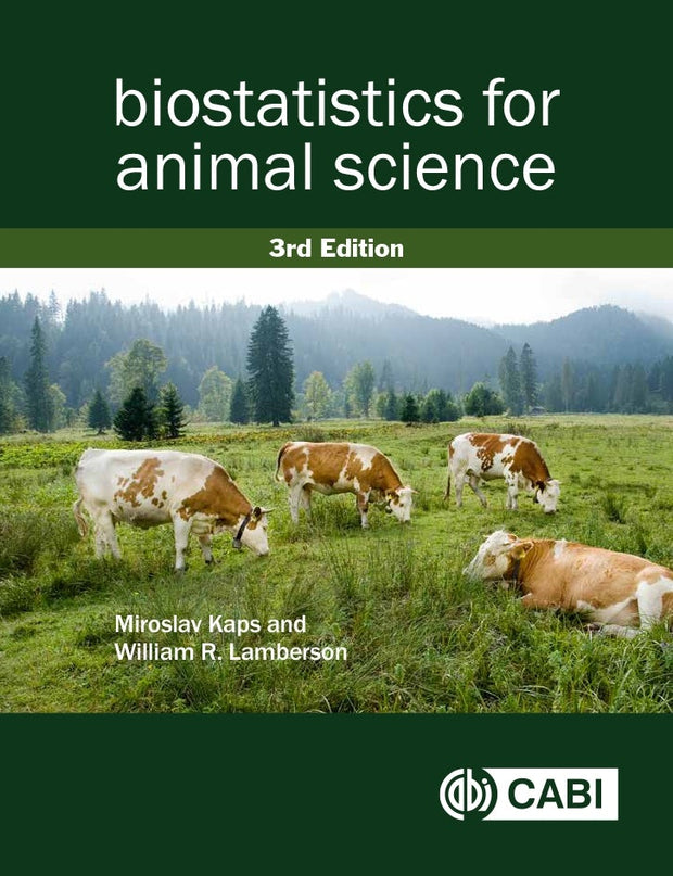 Cover image for Biostatistics for Animal Science, isbn: 9781786390356