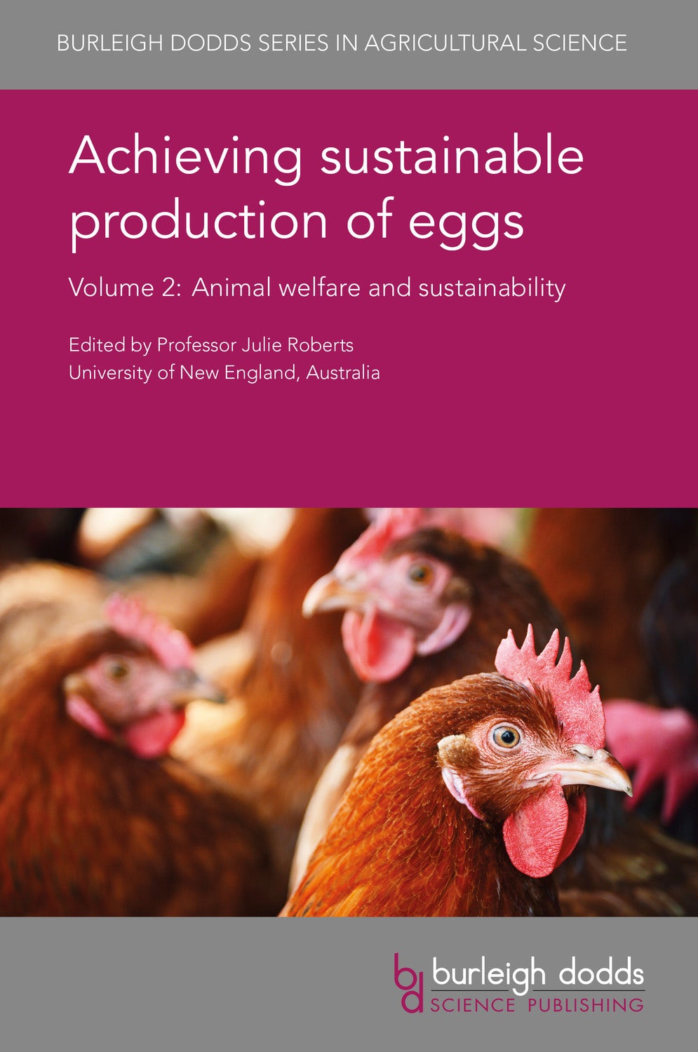 Book cover image for Achieving sustainable production of eggs Volume 2 ISBN: 9781786760807