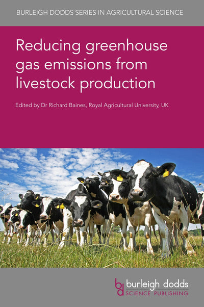Cover image for Reducing greenhouse gas emissions from livestock production, isbn: 9781786764416