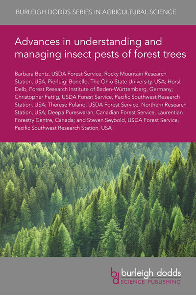 Cover image for Advances in understanding and managing insect pests of forest trees, isbn: 9781786765055