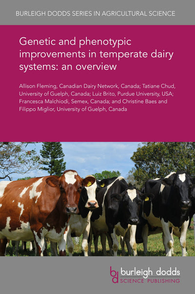 Cover image for Genetic and phenotypic improvements in temperate dairy systems: an overview, isbn: 9781786765505
