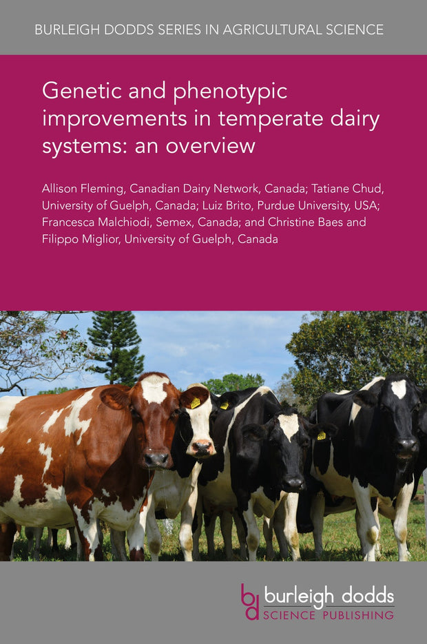 Cover image for Genetic and phenotypic improvements in temperate dairy systems: an overview, isbn: 9781786765505