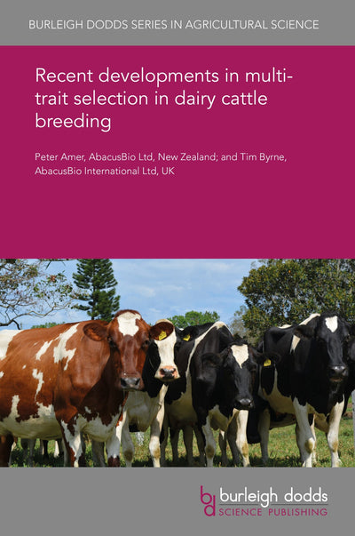 Cover image for Recent developments in multi-trait selection in dairy cattle breeding, isbn: 9781786765550