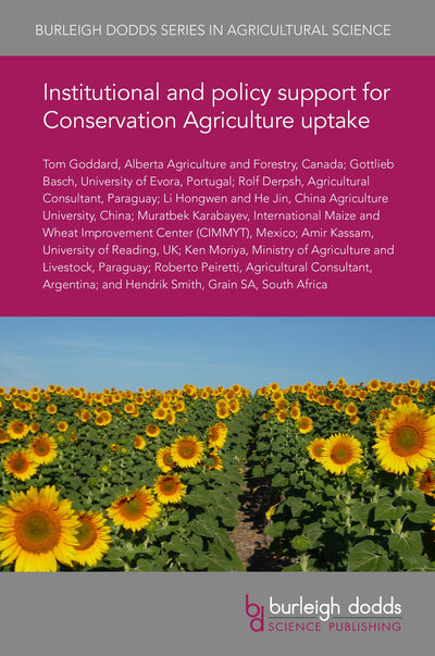 Cover image for Institutional and policy support for Conservation Agriculture uptake, isbn: 9781786765840