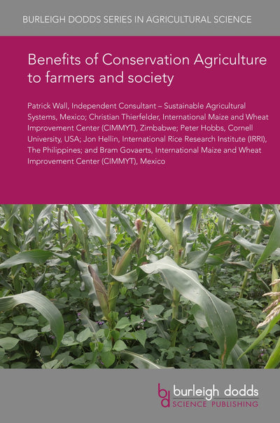 Cover image for Benefits of Conservation Agriculture to farmers and society, isbn: 9781786765956