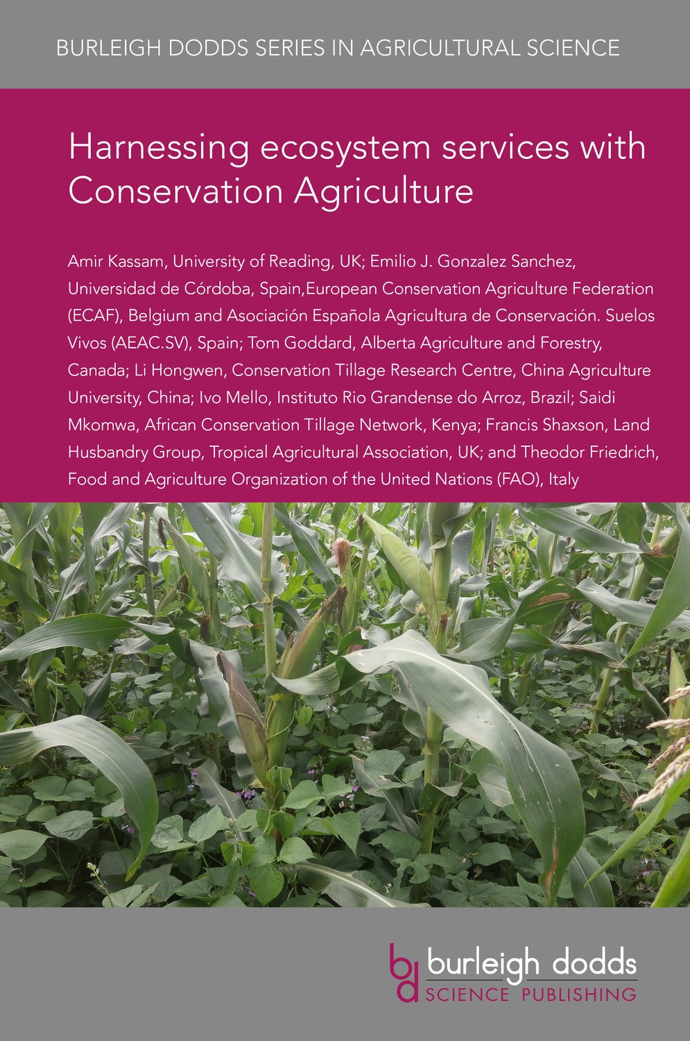 Book cover image for Harnessing ecosystem services with Conservation Agriculture ISBN: 9781786765970