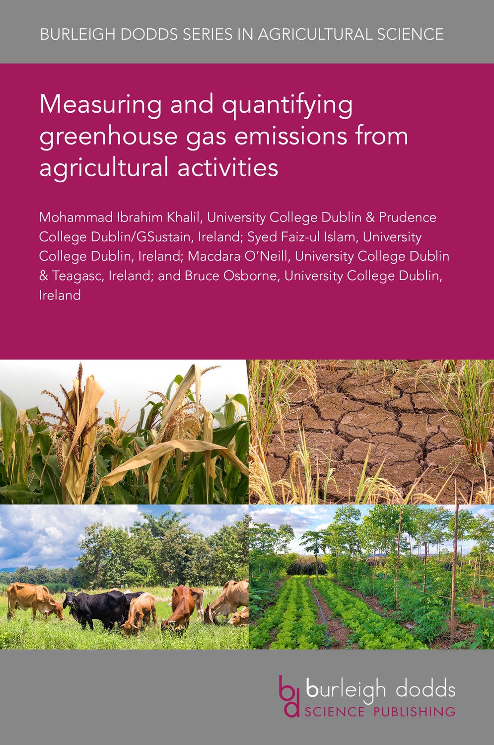 Book cover image for Measuring and quantifying greenhouse gas emissions from agricultural activities ISBN: 9781786767424