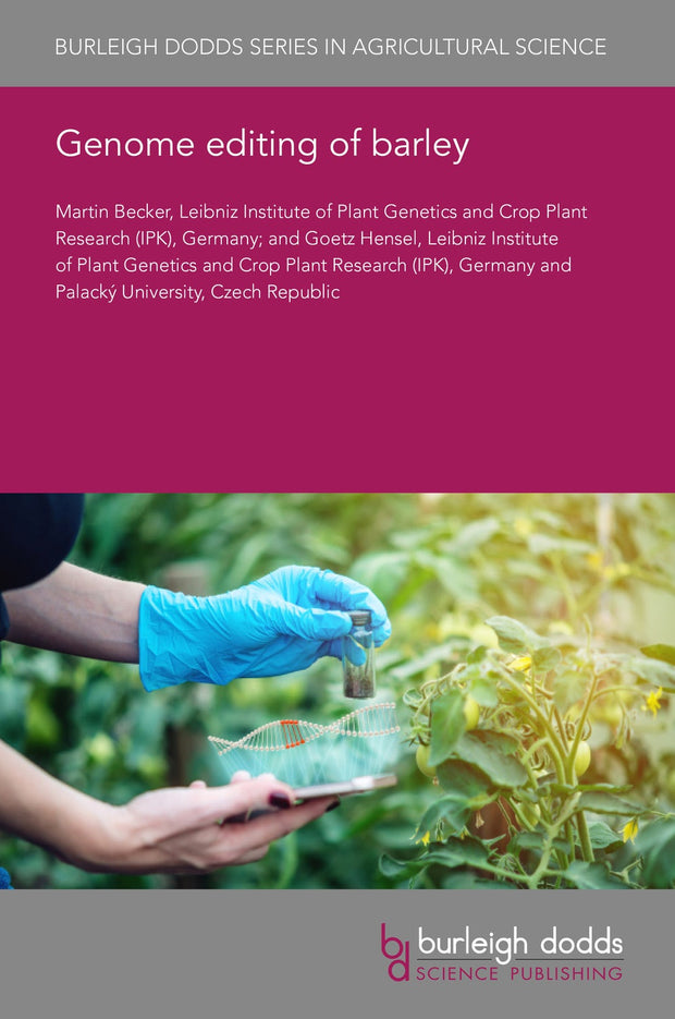 Cover image for Genome editing of barley, isbn: 9781786768124