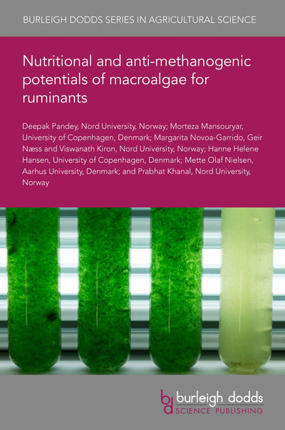 Cover image for Nutritional and anti-methanogenic potentials of macroalgae for ruminants, isbn: 9781786768919