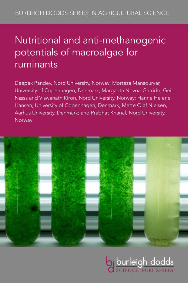 Cover image for Nutritional and anti-methanogenic potentials of macroalgae for ruminants, isbn: 9781786768919