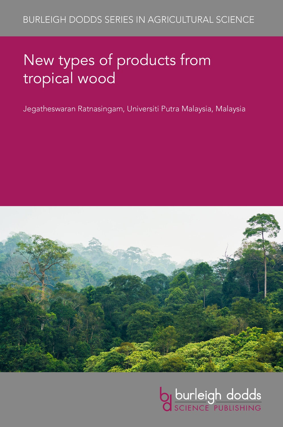 Book cover image for New types of products from tropical wood ISBN: 9781786768995