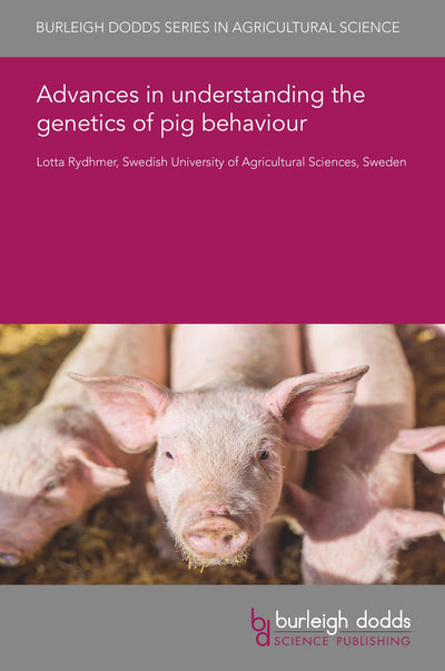 Cover image for Advances in understanding the genetics of pig behaviour, isbn: 9781786769268