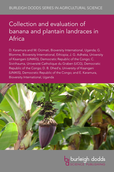 Cover image for Collection and evaluation of banana and plantain landraces in Africa, isbn: 9781786769428