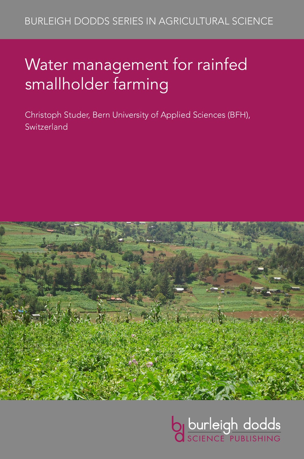 Book cover image for Water management for rainfed smallholder farming ISBN: 9781786769565