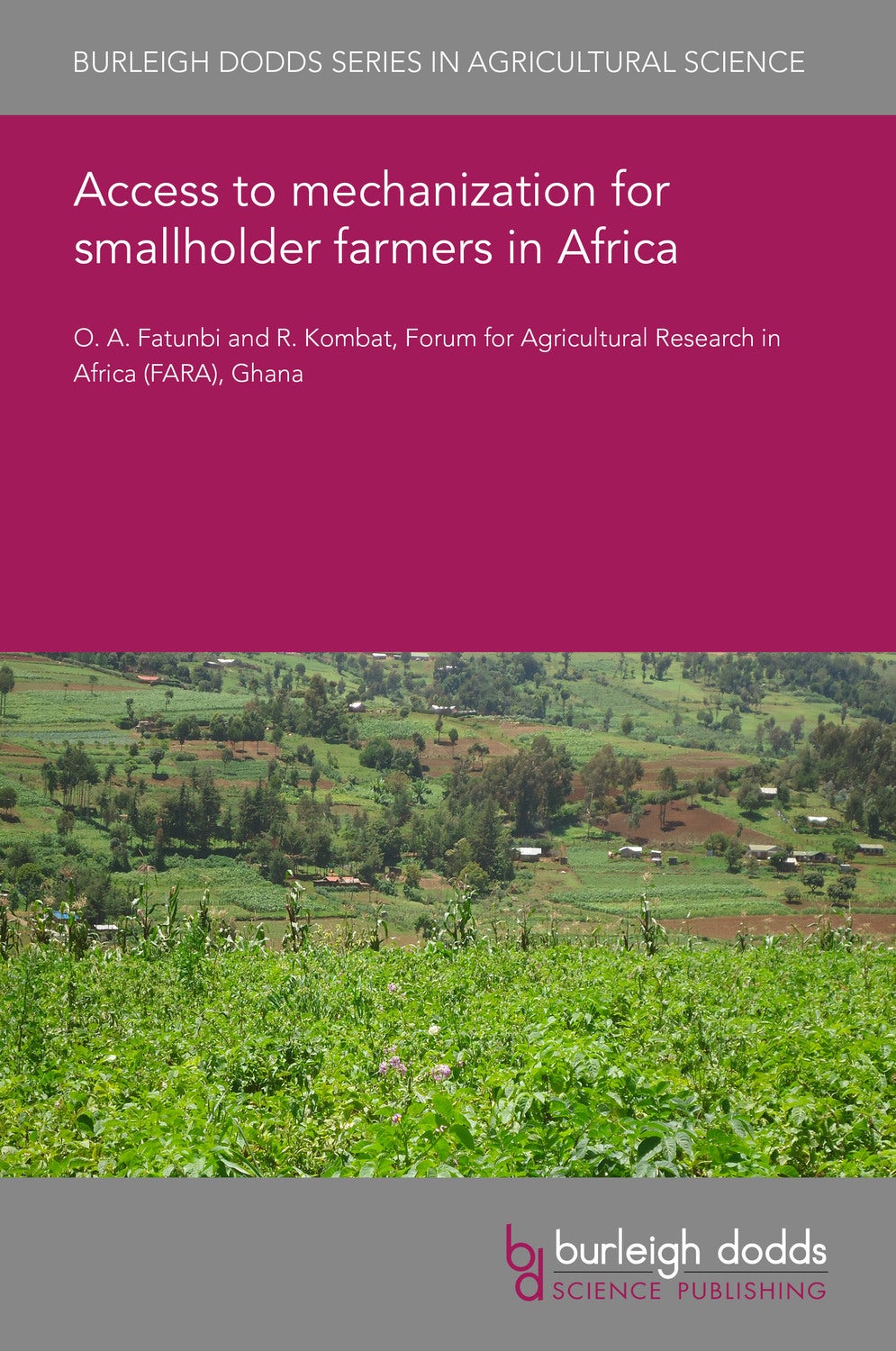 Book cover image for Access to mechanization for smallholder farmers in Africa ISBN: 9781786769602