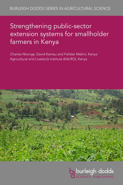 Cover image for Strengthening public-sector extension systems for smallholder farmers in Kenya, isbn: 9781786769626