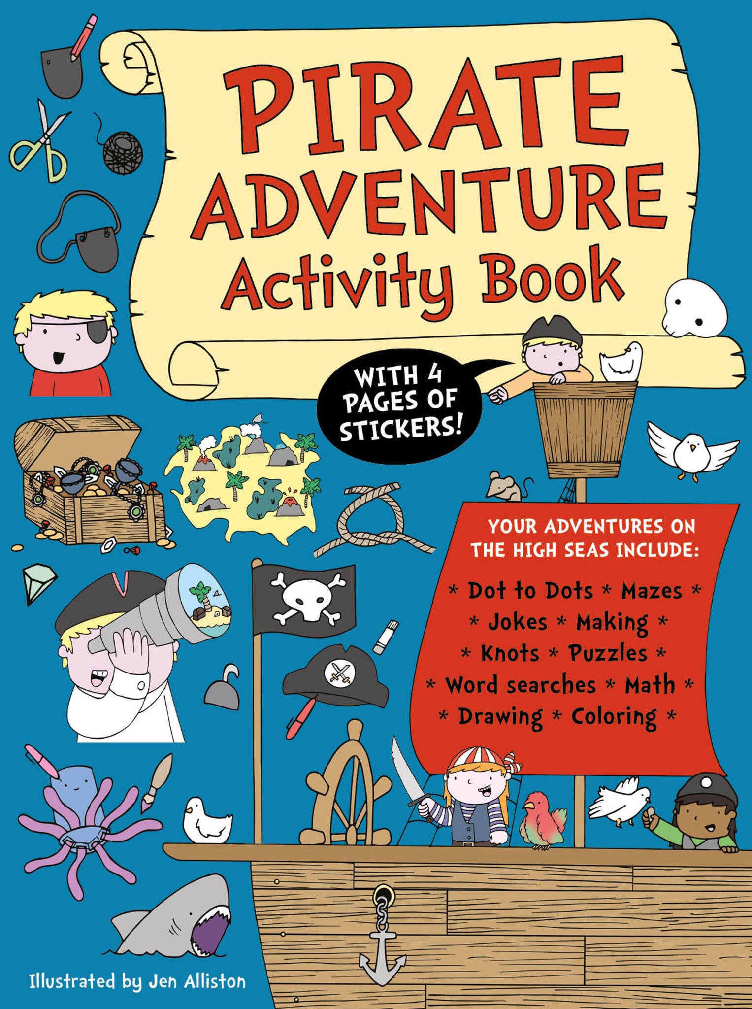 Cover image for Pirate Adventure Activity Book ISBN 9781787080089