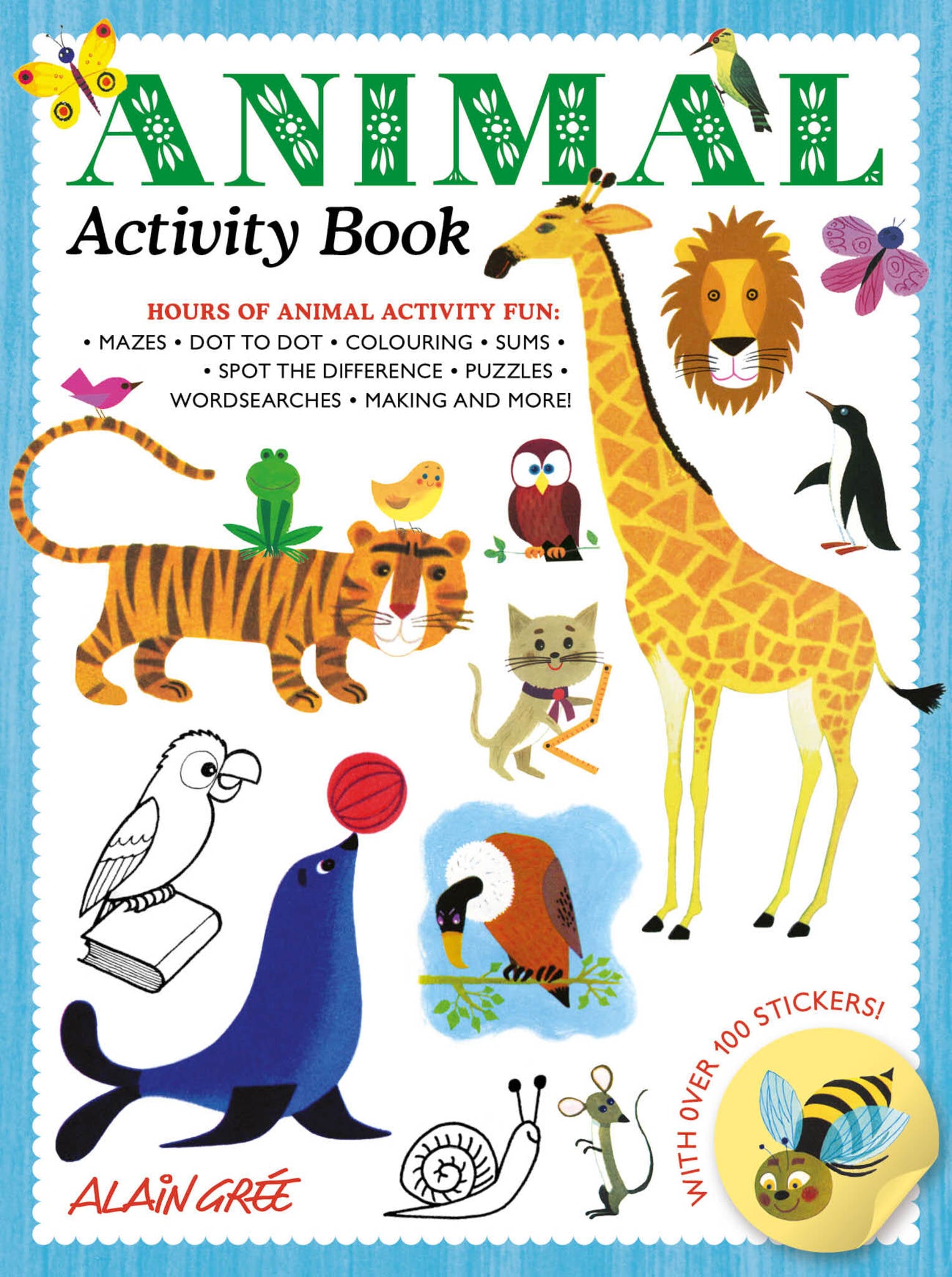 Cover image for Animal Activity Book ISBN 9781787080195