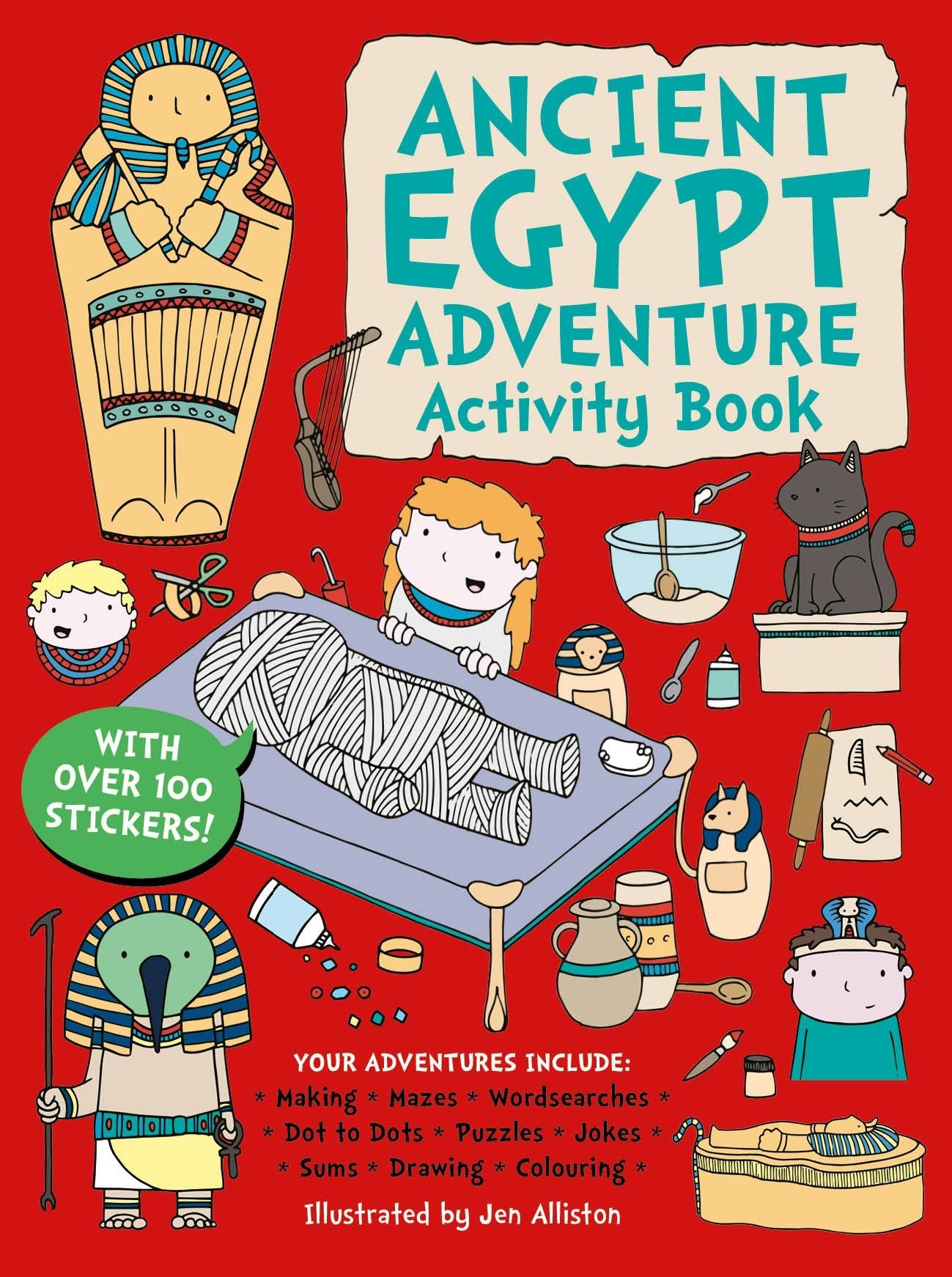 Book cover image for Ancient Egypt Adventure Activity Book ISBN: 9781787080379