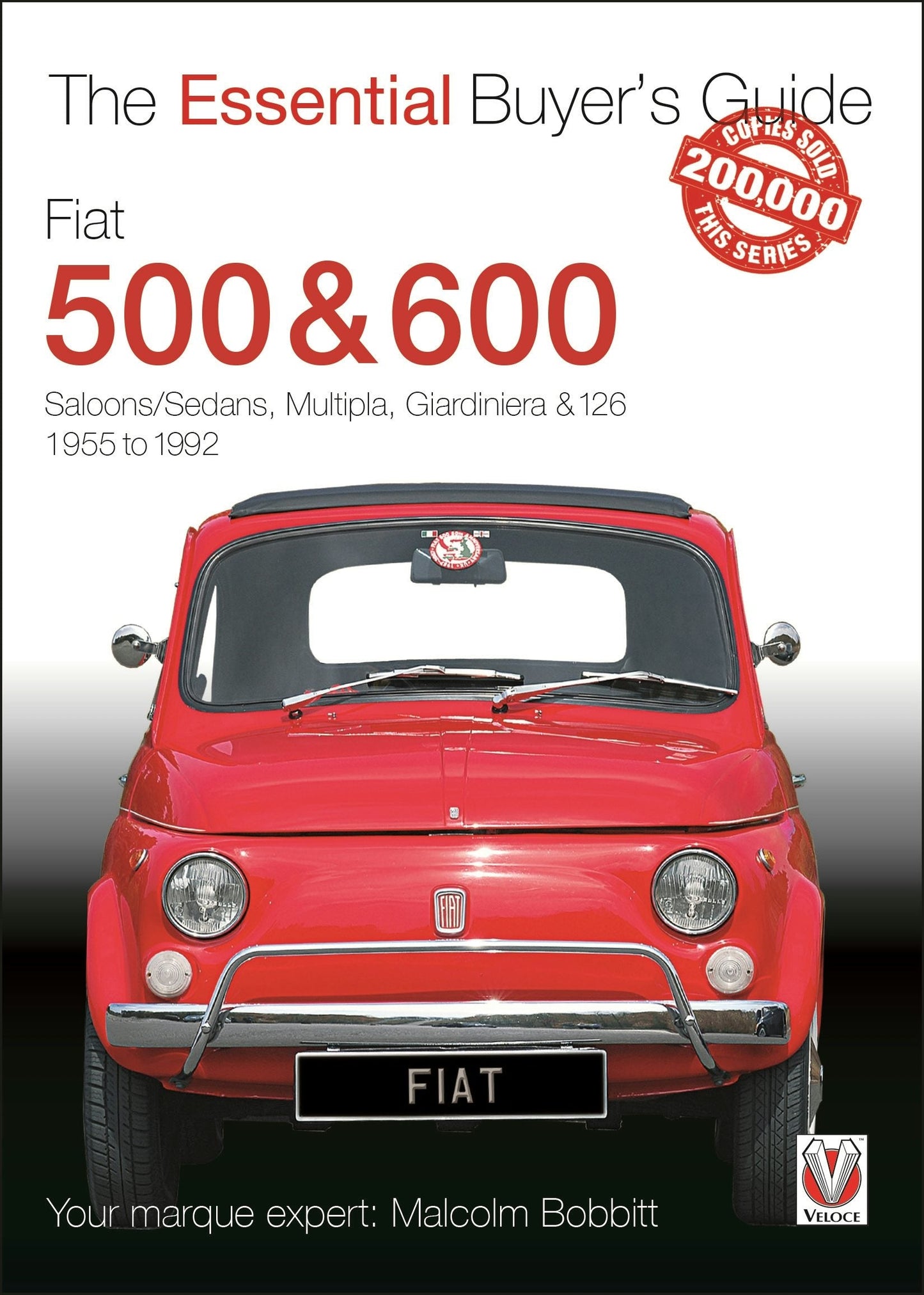 Book cover image for Fiat 500 & 600 ISBN: 9781787110342