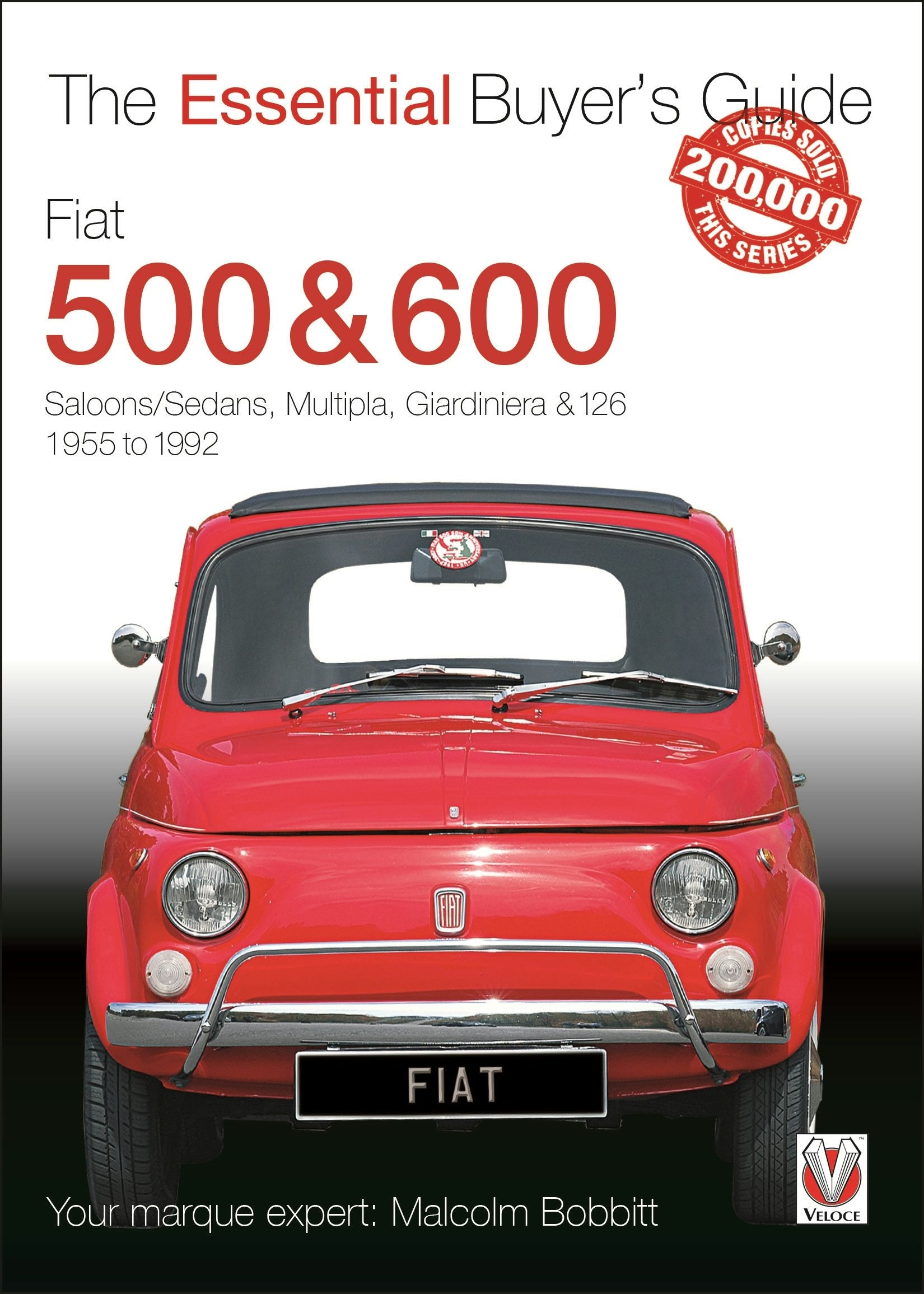 Book cover image for Fiat 500 & 600 ISBN: 9781787110342