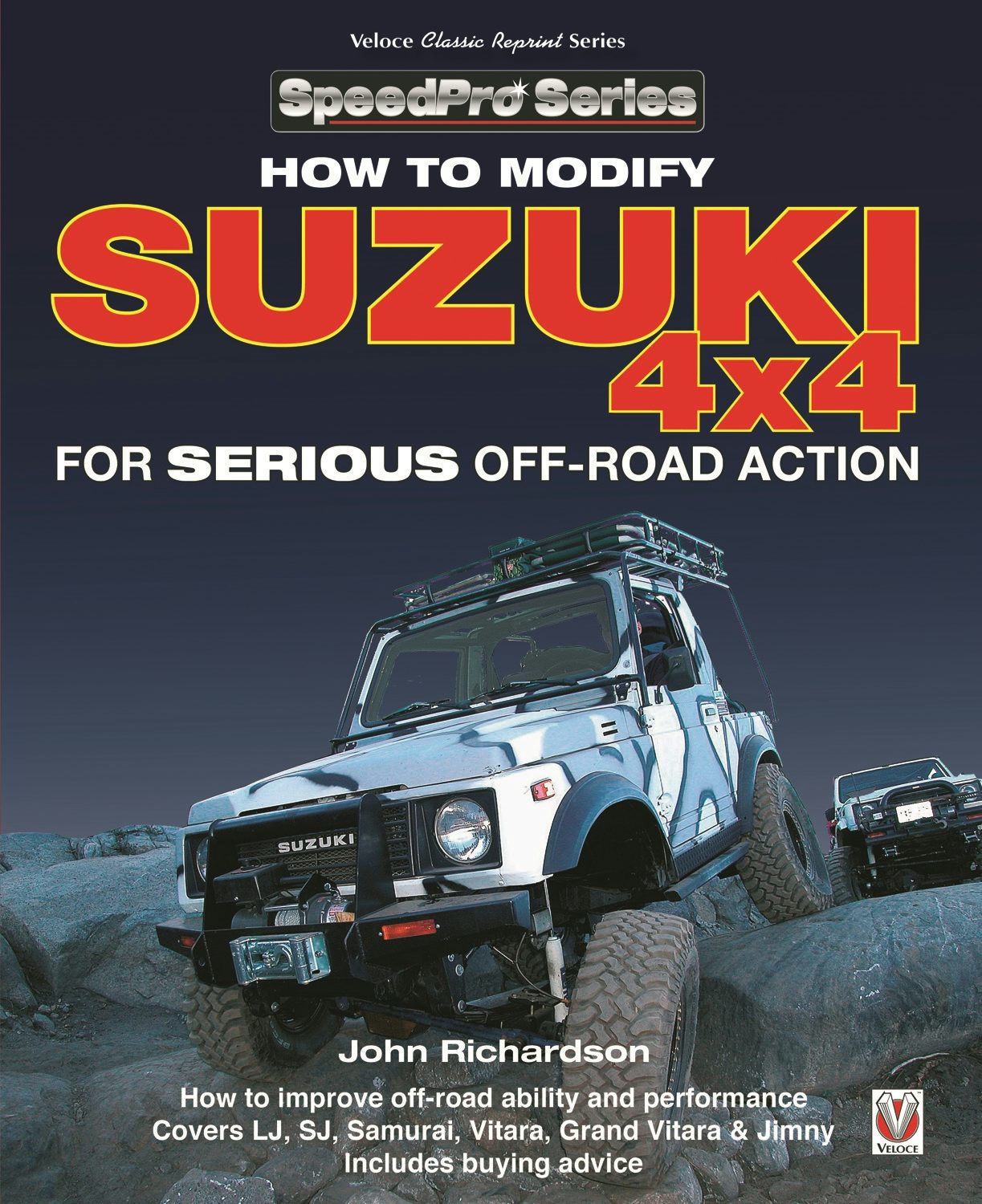 Book cover image for Modifying Suzuki 4x4 for Serious Offroad Action ISBN: 9781787110922