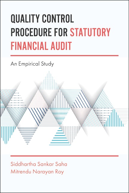 Book cover image for Quality Control Procedure for Statutory Financial Audit ISBN: 9781787142275