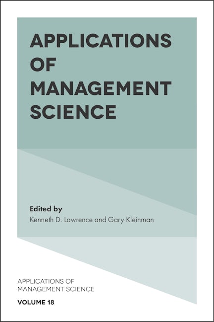 Applications of Management Science