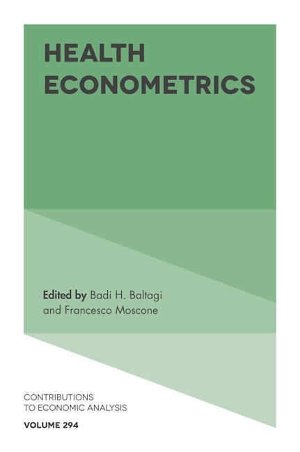 Book cover image for Health Econometrics ISBN: 9781787145429