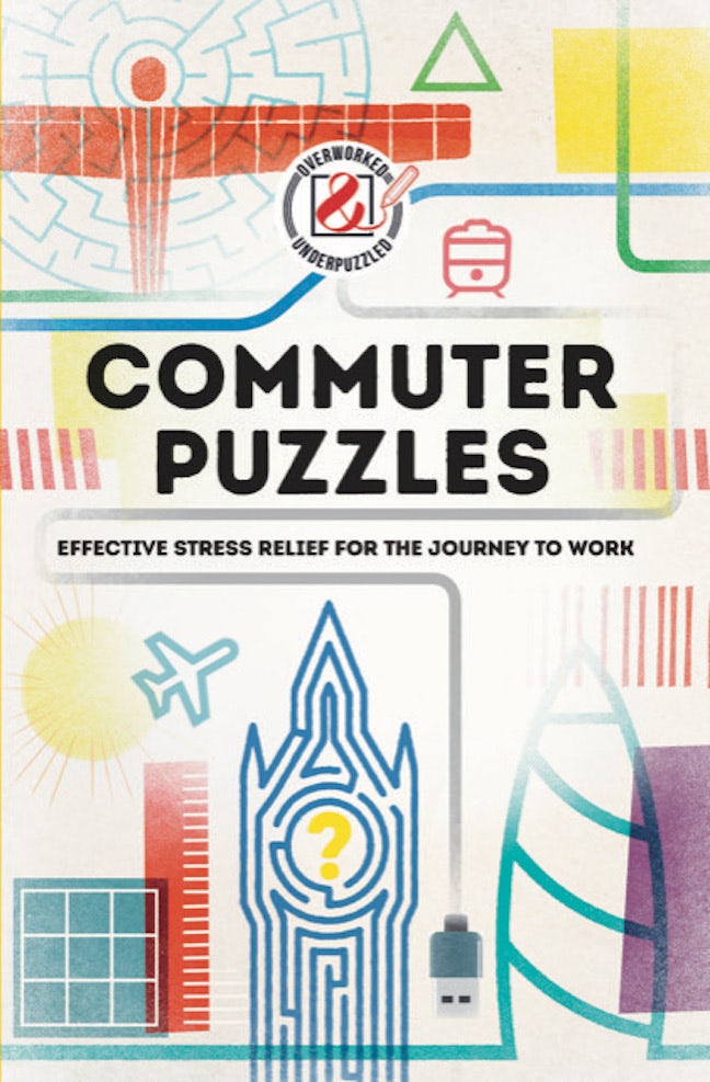 Book cover image for Overworked & Underpuzzled: Commuter Puzzles ISBN: 9781787392175