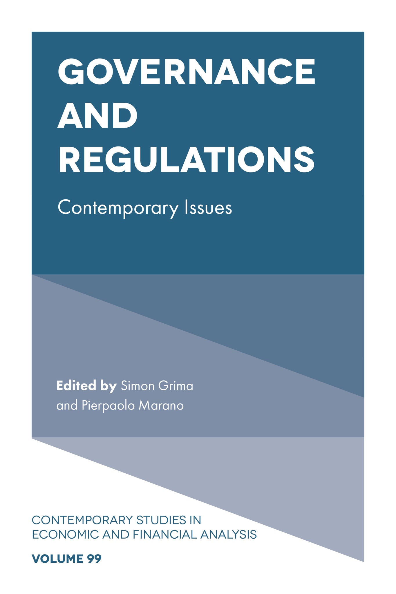 Cover image for Governance and Regulations ISBN 9781787438163