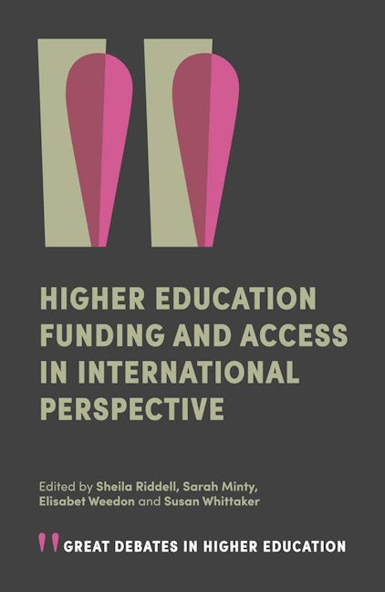 Book cover image for Higher Education Funding and Access in International Perspective ISBN: 9781787546547