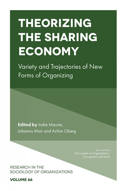 Book cover image for Theorizing the Sharing Economy ISBN: 9781787561809