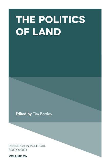 Book cover image for The Politics of Land ISBN: 9781787564282