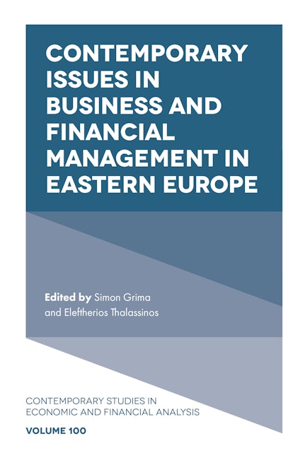 Contemporary Issues in Business and Financial Management in Eastern Europe