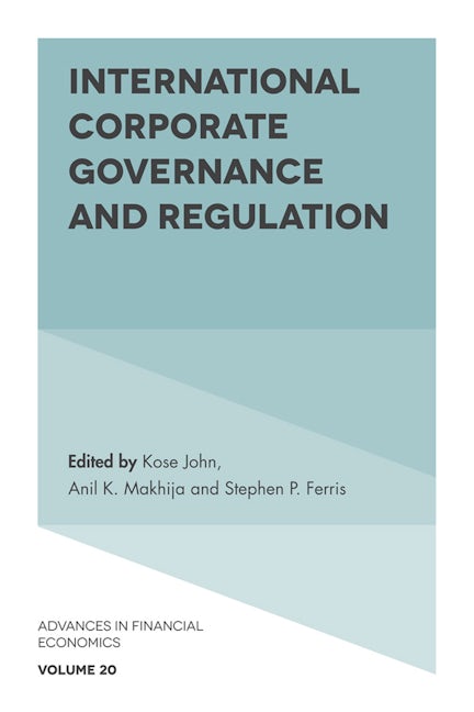 International Corporate Governance and Regulation