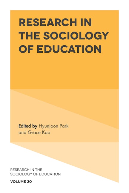 Book cover image for Research in the Sociology of Education ISBN: 9781787690783
