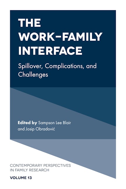 Book cover image for The Work-Family Interface ISBN: 9781787691124