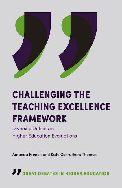 Book cover image for Challenging the Teaching Excellence Framework ISBN: 9781787695368