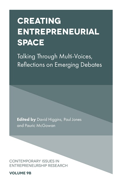 Book cover image for Creating Entrepreneurial Space ISBN: 9781787695788