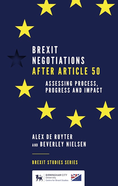 Book cover image for Brexit Negotiations After Article 50 ISBN: 9781787697683