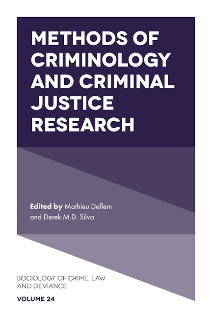Book cover image for Methods of Criminology and Criminal Justice Research ISBN: 9781787698666