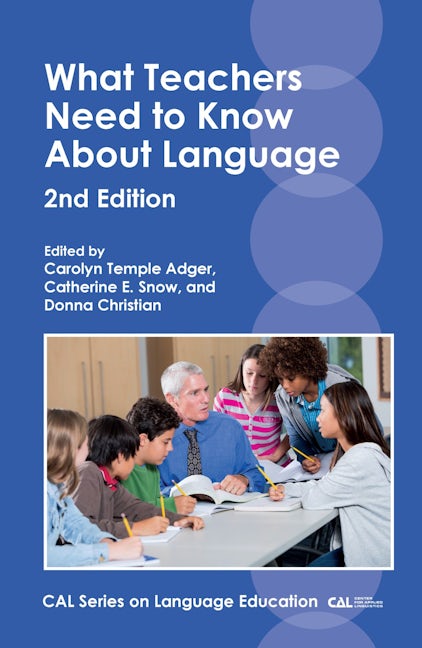 Book cover image for What Teachers Need to Know About Language ISBN: 9781788920186