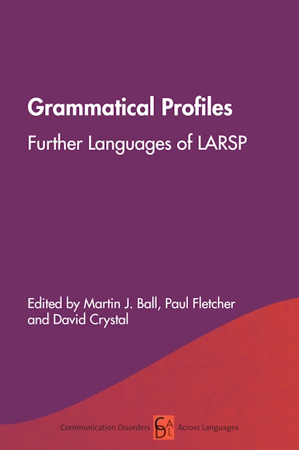 Book cover image for Grammatical Profiles ISBN: 9781788924382