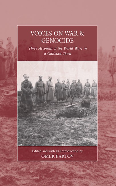 Book cover image for Voices on War and Genocide ISBN: 9781789207187