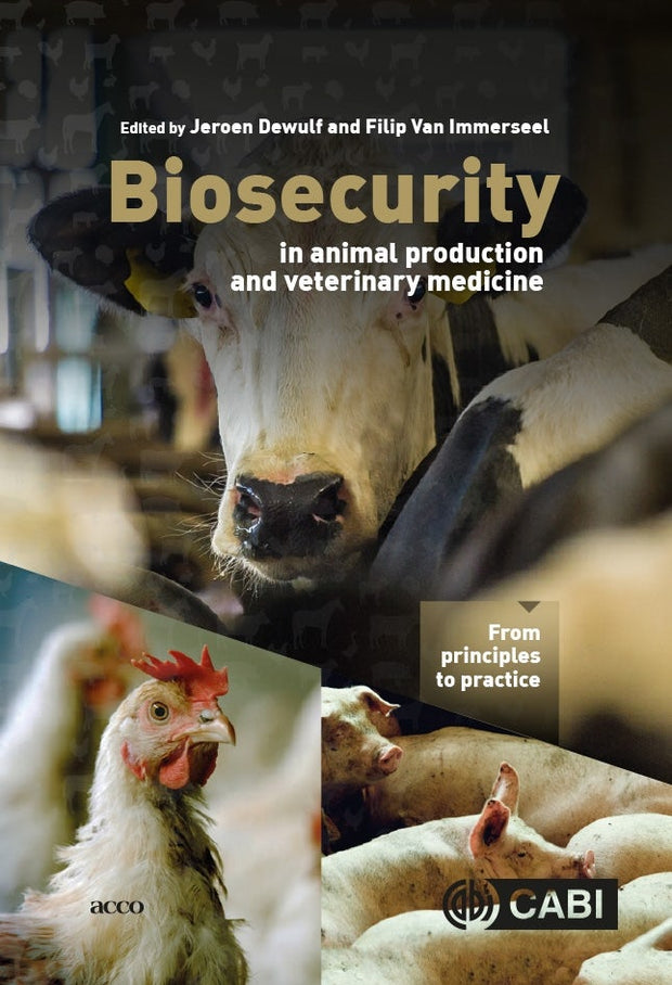 Cover image for Biosecurity in Animal Production and Veterinary Medicine, isbn: 9781789245684